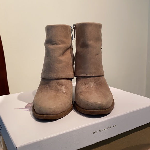 Grey Jessica Simpson booties - Picture 2 of 5